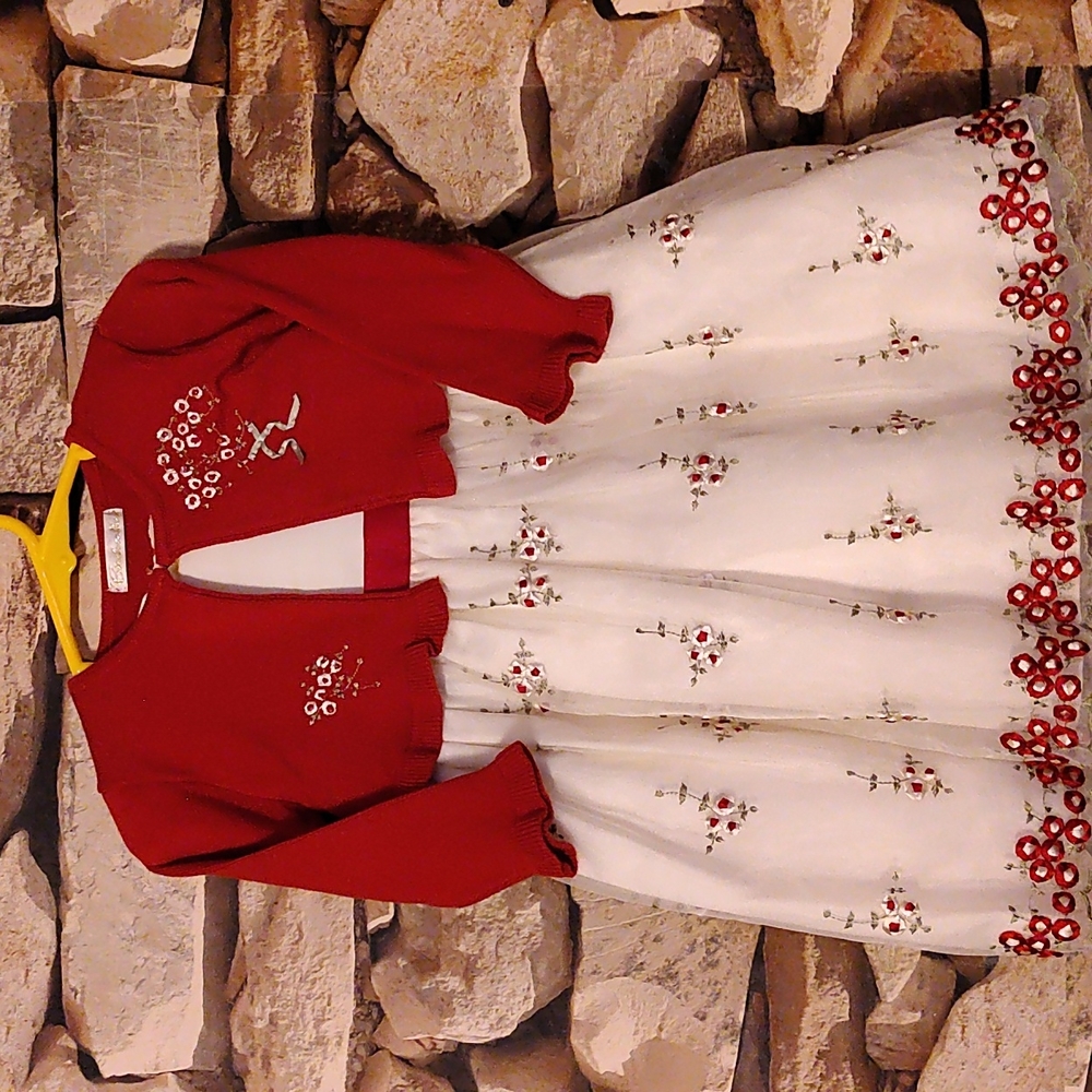 Cinderella, 24months, Red and White